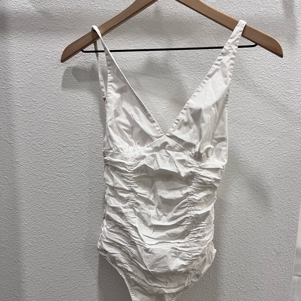 Zara Bodysuit White Blouse